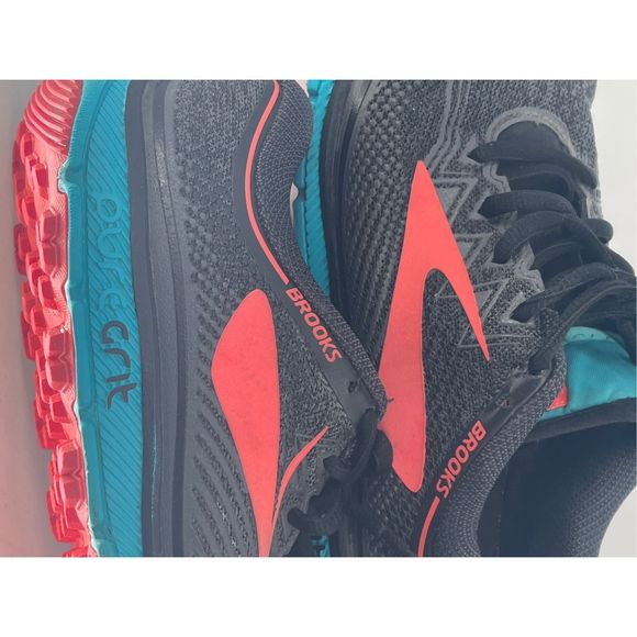 Brooks Sneakers Pure Grit 6 Women Size 7.5 Gray Pink Blue‎ Run Hike - Picture 12 of 14